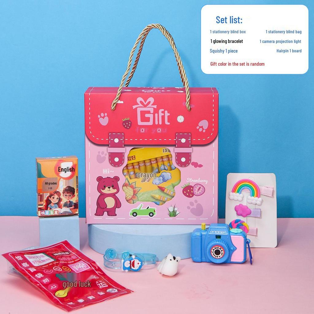 Back-to-School Gift Box: Ideal for Boys & Girls, Birthday Favors, Sharing Gifts, Rewards, Kindergarten & Primary School Students