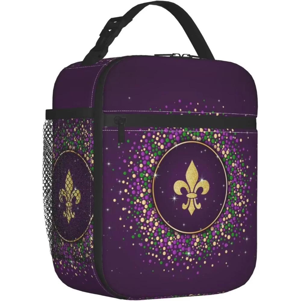 

Carnival Lunch Box Reusable Insulated Lunch Bag Thermal Cooler Tote For Boys Girls Teen School Men Women Picnic Travel Hiking 26x21x11CM бежевый