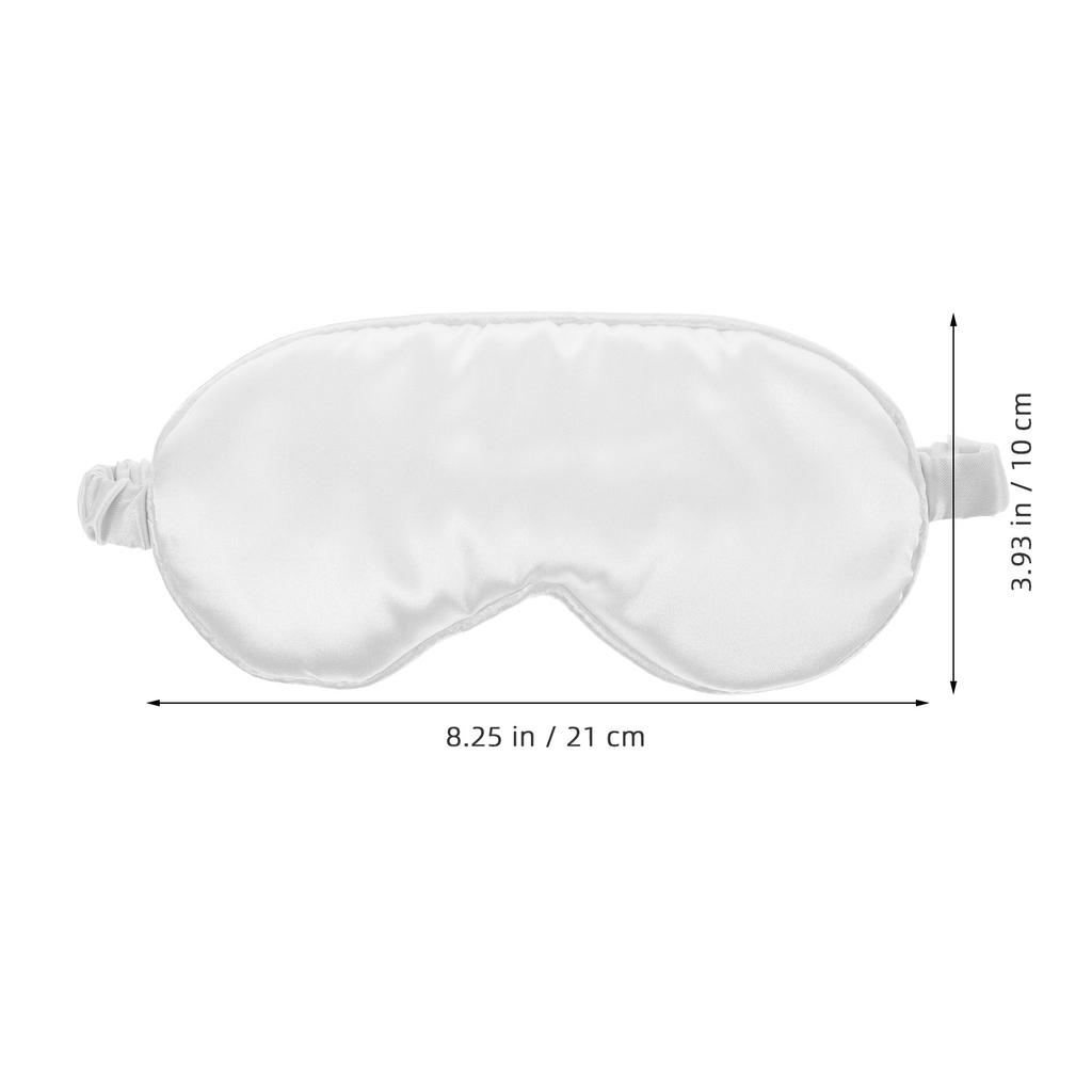 1Pcs Silk Sleep Eye Mask Soft Breathable Eyeshade for Men Women Travel Hotel Night Use Comfortable Eye Patch