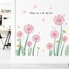 2pcs Dandelion Wall Stickers Self-adhesive Wall Decals For Living Room Porch Bedroom Home Decoration