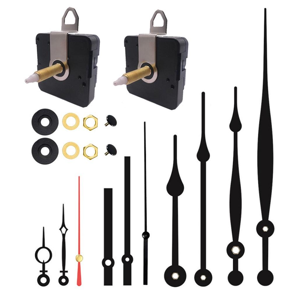 2 Stück Quarz Uhrwerk Set Wanduhr Uhrwerke Batteriebetrieben Ersatzuhr