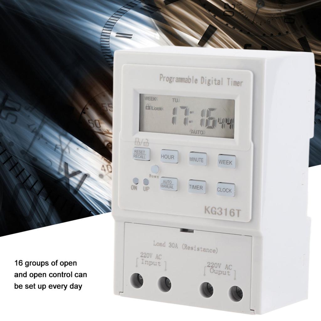 Digital Timer Timer Programmable Control Timing with High Accuracy Less Than 1 Second Time Error