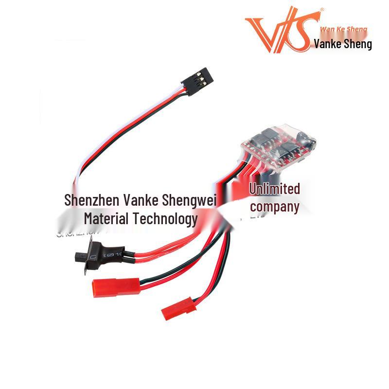 Switchable Brake/No-Brake 10A/20A/30A Bidirectional Brushed ESC for RC Cars & Boats