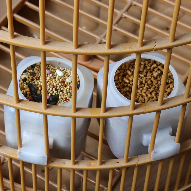 1/5Pcs Bird Pet Automatic Feeder Splash-Proof Bird Cage Accessories Food Container Pigeons Parrot Feeding Cup Bowl Pet Supplies
