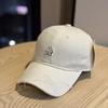 2026New trendy brand letter-embroidered soft-top hat for men, winter baseball cap, versatile for outdoor sports