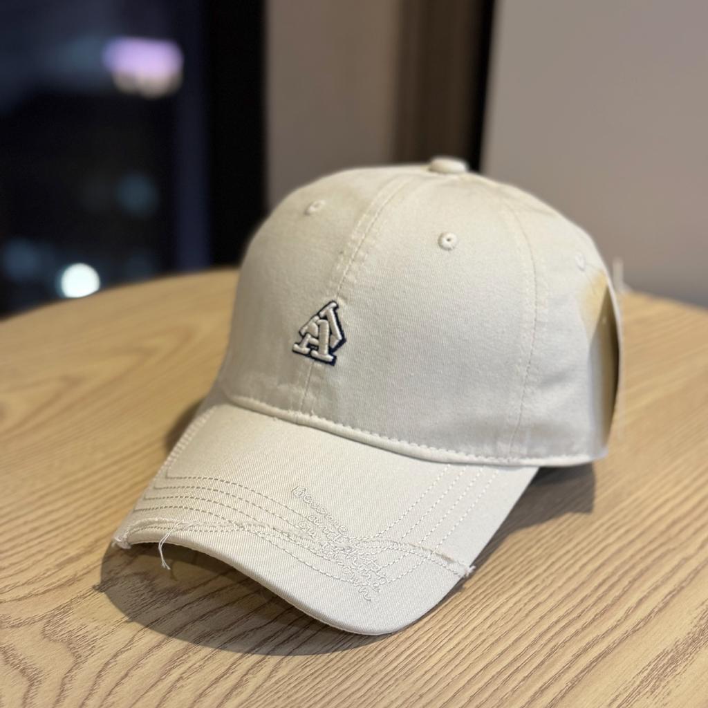 2026New trendy brand letter-embroidered soft-top hat for men, winter baseball cap, versatile for outdoor sports