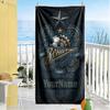 Fc Zenit Saint‑petersburg Personalized Text Beach Towel Quick-Dry Soft Microfiber Suitable for Sports Travel Swimming Yoga Bathroom Beach And Pool