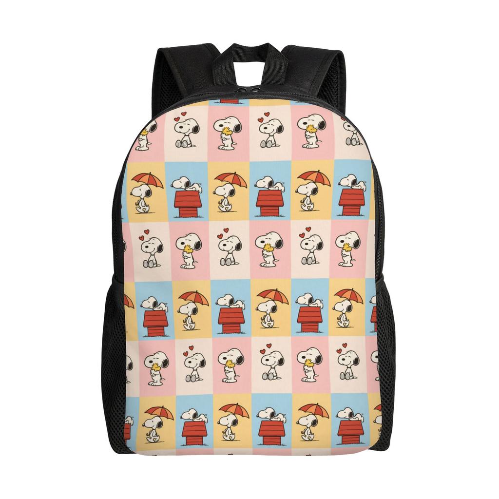 S-Snoopies Backpacks for Men Women Waterproof School College Manga Bag Print Bookbag