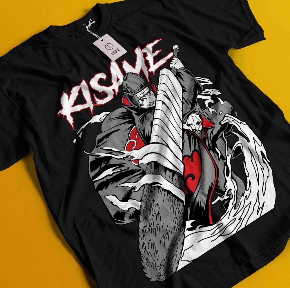 

Kisame Tshirt Itachi T-Shirt Sasuke Shirt Madara Kakashi Naruto Anime Akatsuki 2XL