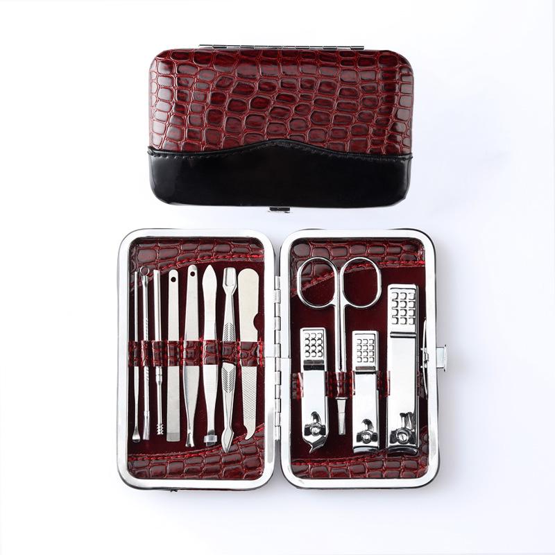 10-Piece Stainless Steel Nail Clipper & Manicure Set
