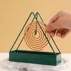 Hanging Wrought Iron Triangle Mosquito Coil Holder - Creative and Simple Design