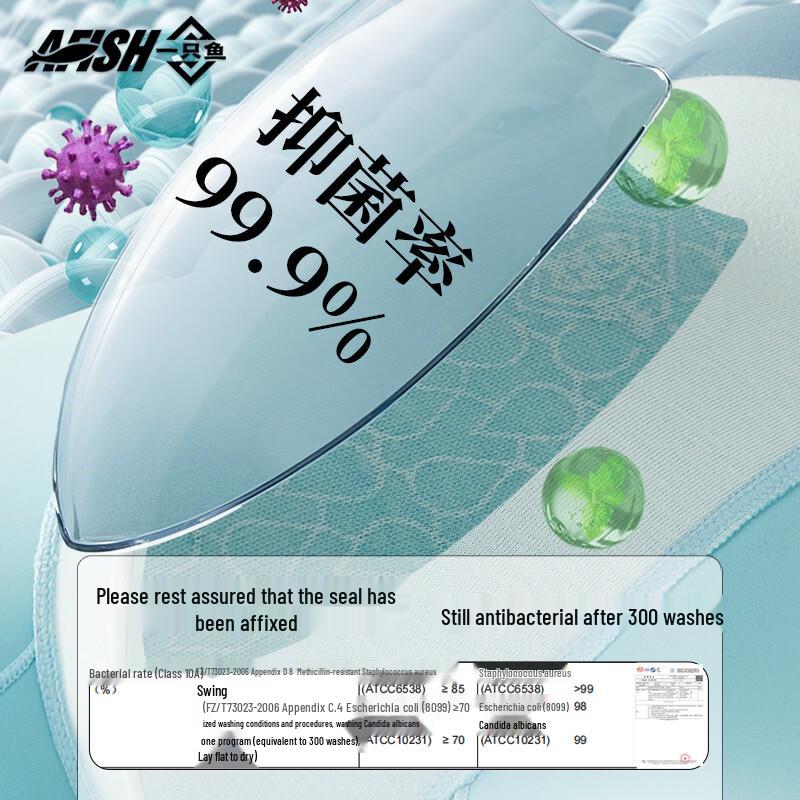 Yizhiyu Men's Ice Silk Seamless Boxer Briefs