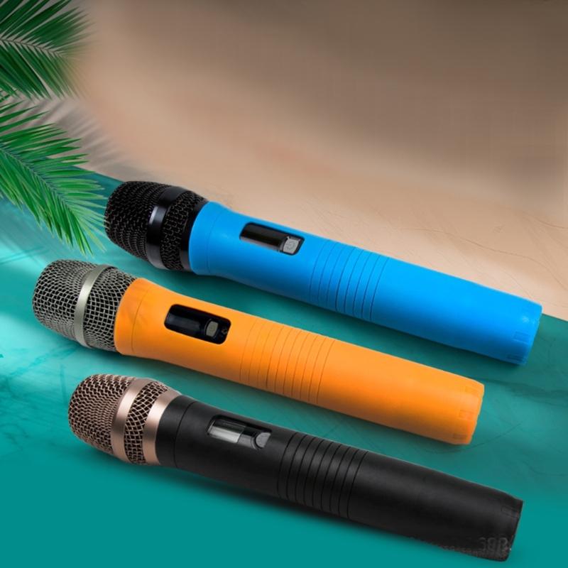 Silicone Cover Microphone Sleeve with Sponge WindShield Reduces Noise and Protects from Moisture Dust Clearly Sound