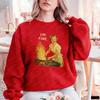 I’m Fine Retro Funny Housewife Graphic Sarcastic for Women USA Autumn and Winter Sweatshirt Long Sleeve Casual Thermal Hoodie
