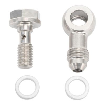 M8 X 1,25mm zu AN4 Banjo Bolt Kit Hohe Lager Kapazität Edelstahl Banjo Bolt Fitting mit