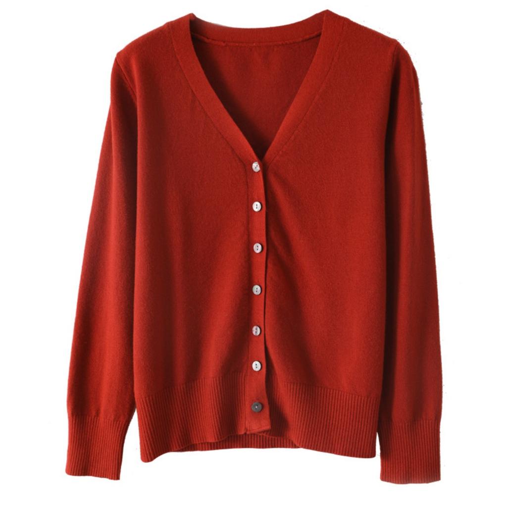 Autumn and Winter Cardigans, Women's Loose Plus Size Knitwear, Women's Tops, Long Sleeved Women's Sweaters