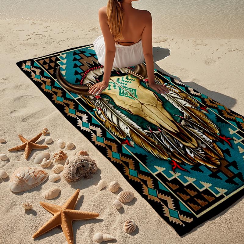 Native American Dreamcatcher Beach Towel, Super Soft Microfiber, Gift for Her/Him, Birthday, for Pool, Beach, Travel, Home Decor Fan gifts