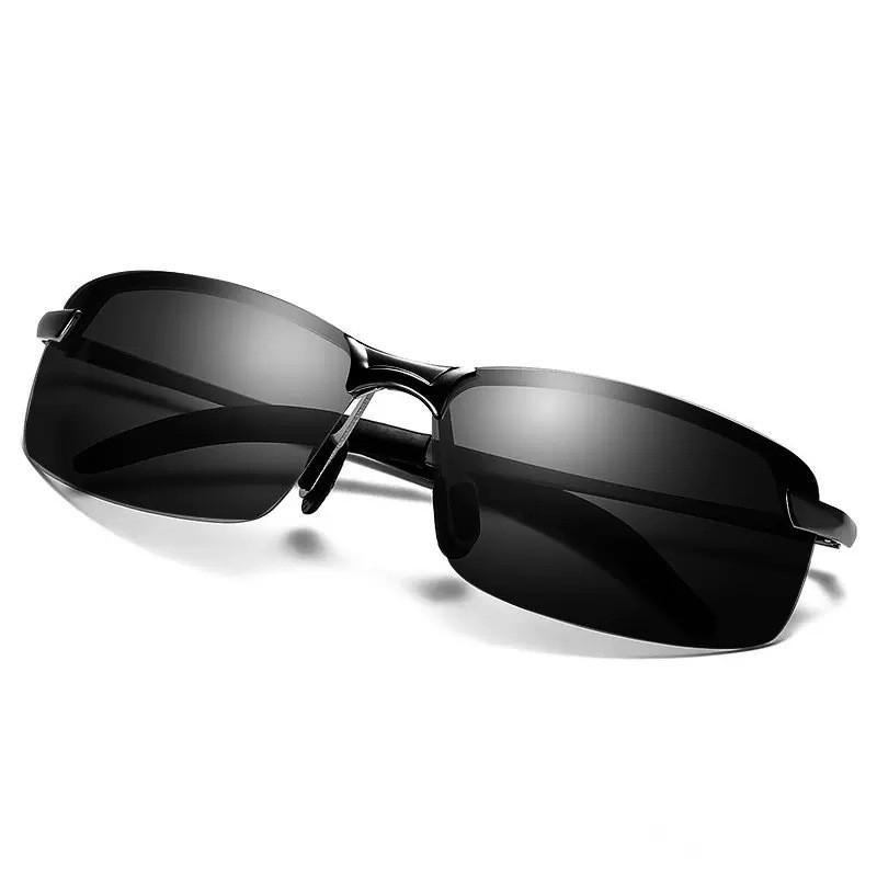 Ochelari de șofat cu viziune nocturnă, galbeni nepolarizați, ochelari de soare polarizați cu UV, oglindă pentru șofer pentru computer, oglindă în aer liber Ochelari de șofat pentru bărbați