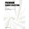 European sizes Men's casual short-sleeved t-shirt cross pattern print-white shirt breathable round collar fit machine-washable