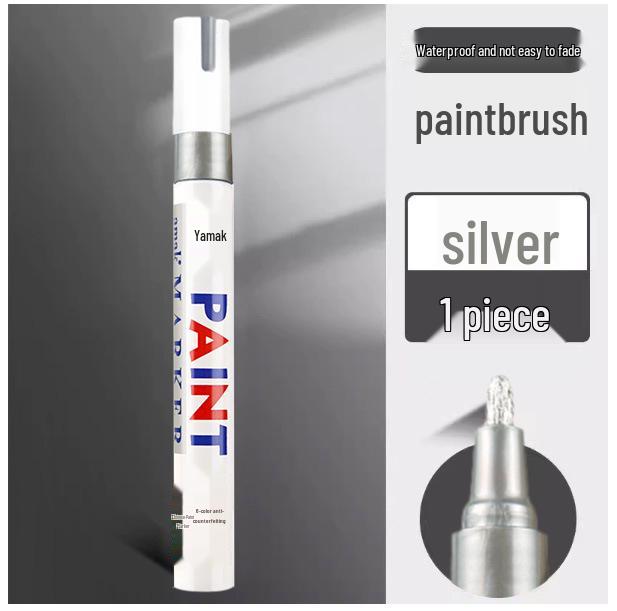 Tombstone Red Waterproof Quick-Dry Metal Paint Marker for Lettering