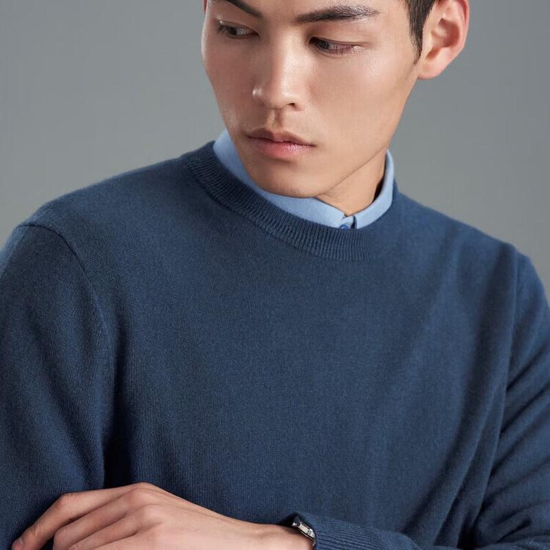 Erdos EMZ Men's 100% Cashmere Round Neck Pullover Sweater