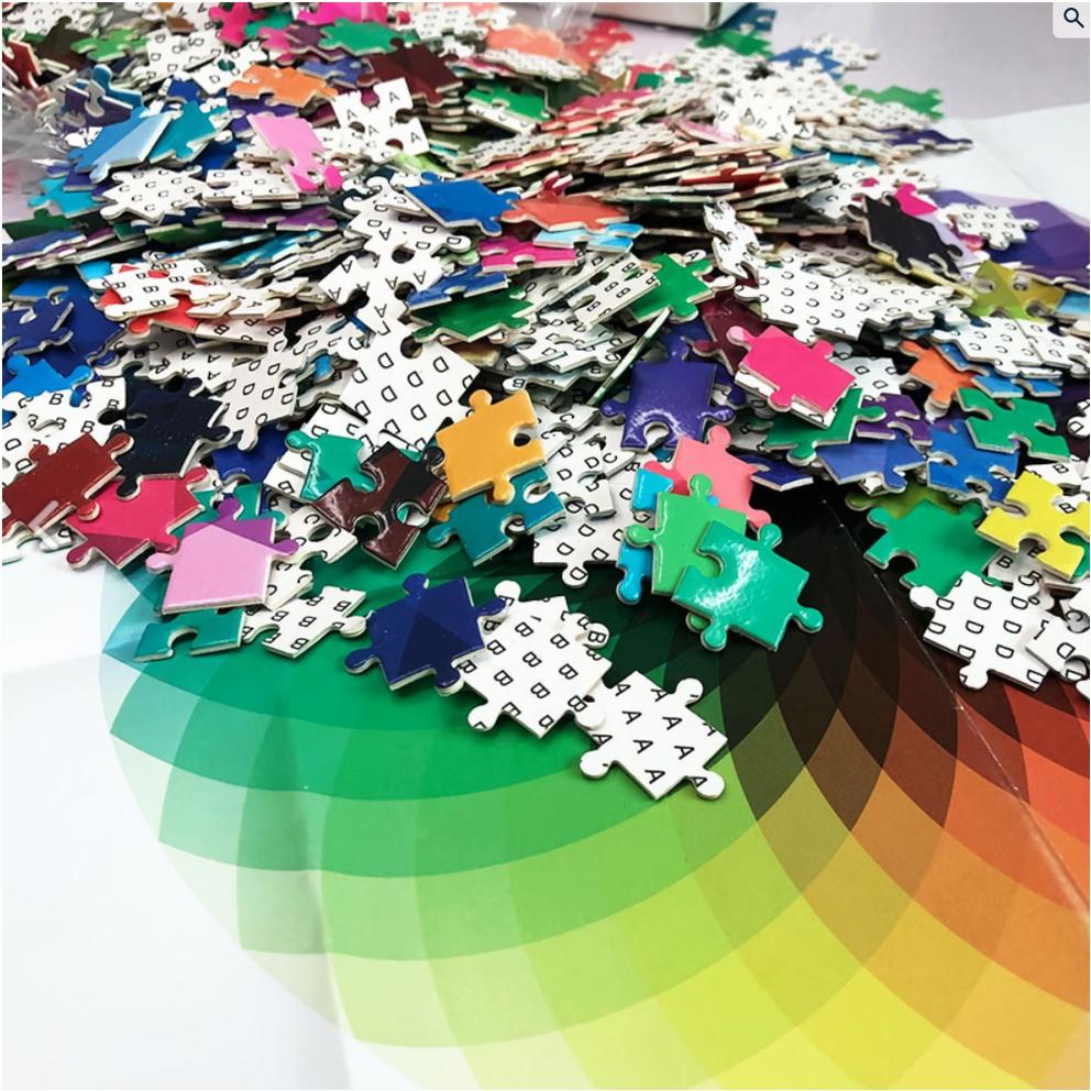 Easy Puzzle 1000-Piece Jigsaw Puzzle Collection - 27 Unique Designs