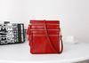 Women's Versatile Genuine Leather Crossbody Coin Purse & Shoulder Bag with Four-Layer Zipper Pockets for 5.5-inch Phones
