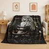 Singer T-Taylor Singer Music Flannel Blanket Soft Warm Throw Blanket for Bedroom Living Room Bed Travel Camping Picnic Gift