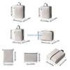 Packing Cubes for Suitcases 8Pcs Luggage Organizers Bags for Travel Waterproof Packing Cube Storage Bags for Suitcases D57B