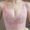 Large Size Lingerie Women's Full Cup Adjustable Thin Cut Breast Bra Push Up Bra