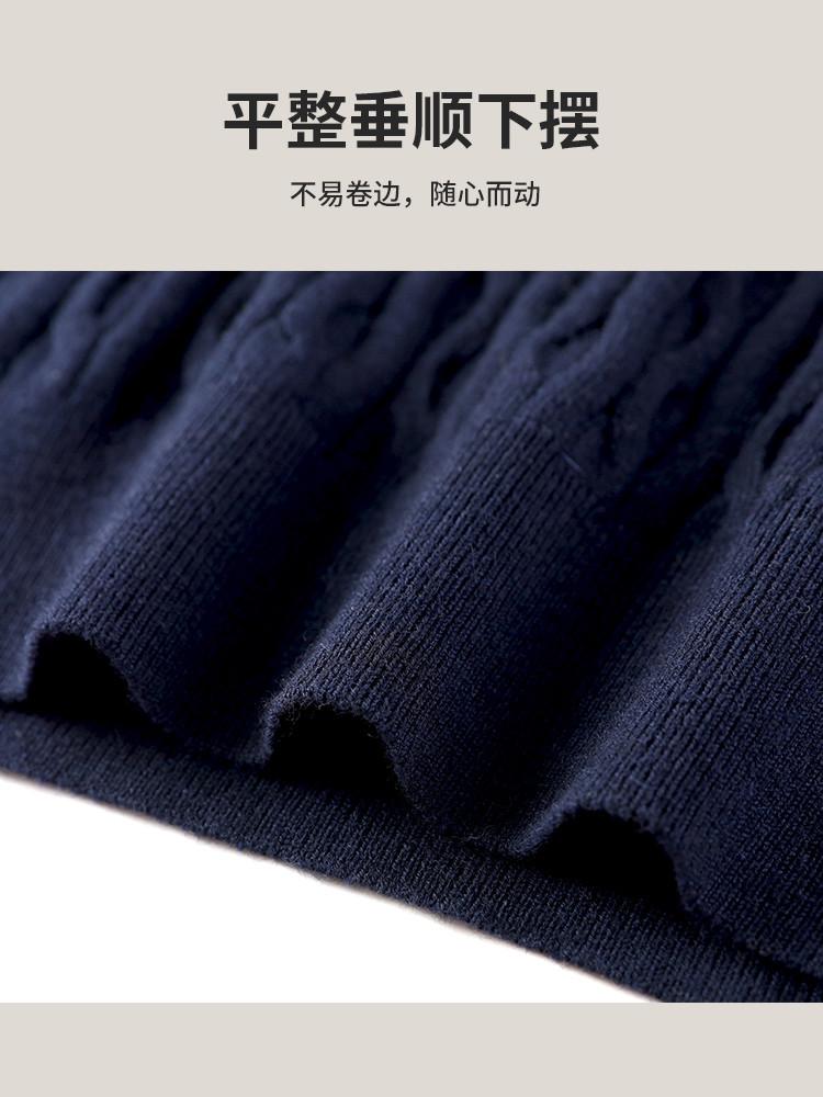 [Cashmere&Sheep Wool] Autumn/Winter Business Twisted Flower V-neck Vest