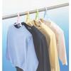 Kokubo Industries Laundry Hangers, 4-Color Set, Slide Catch Hangers with Pads, Slide Catch Style, Shape-Retaining (Extendable, Stretchable, for Clothe