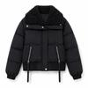 Sparkling short cotton-padded clothes women's winter new small waist loose cotton-padded jacket jacket