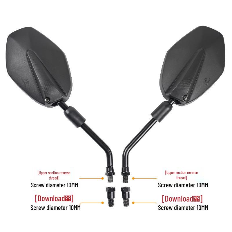 Li Shuang Rearview Mirror for Haojue HJ125K-5, HJ150-7, HJ150-8-C Motorcycles