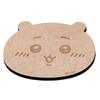 Chikawa Official Licensed Wooden Coaster, 9x8cm, Brown - Cute Anime Merchandise, Homeware, Kitchen Decor, CKW11-346