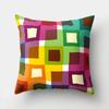 Sofa Pillowcase Home Cushion Cover  Colorful Rainbow