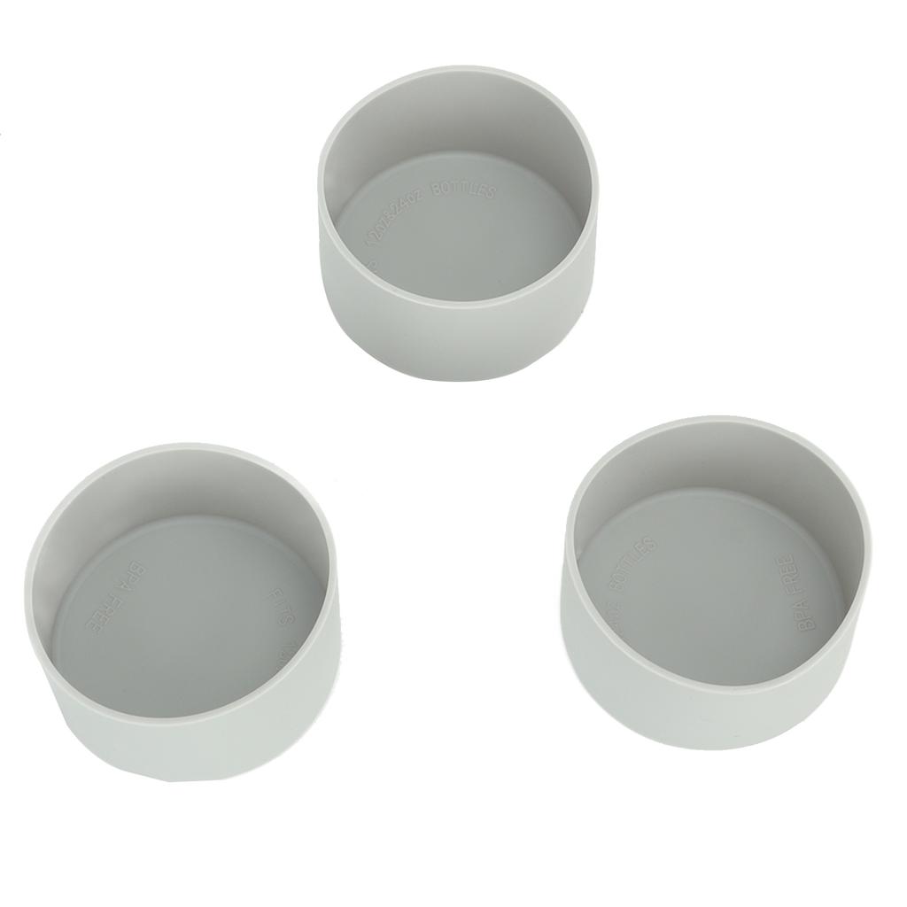 3 Pcs Silicone Cup Boot High Temperature Resistant Anti Slip Wear Scratch Water Bottle Bottom