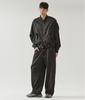 Deoseutoli [Fleece-Lined] Shane'S Line Track Pants (Black)