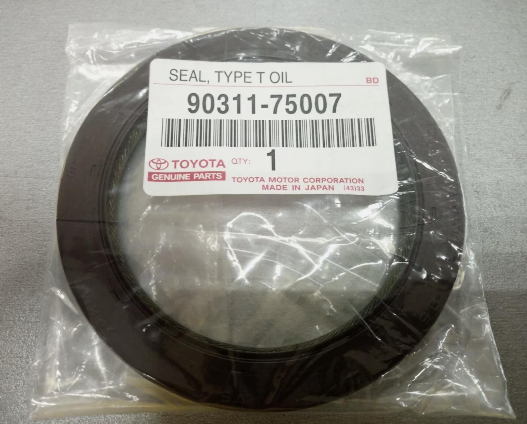 

Toyota OEM Genuine Seal, Engine Rear Oil 90311-75007