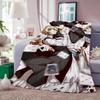 Anime Tomodachi Game Blanket Soft and Skin Friendly For Couch Bed Napping Bedspread All Seasons Comforter