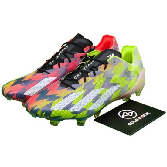 

adidas X Crazylight+ FG Lucid Lemon Solar Red - IF3059 EU 40.5 зелёный