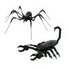Building Blocks, Black Scorpions, Spiders, Insect, Animal, Terrifying Creatures, Deformed Figurines And Toys