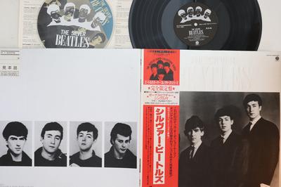 LP Record BEATLES - Silver Beatles UXP762VPROMO OVERSEAS 1982 Japan Obi Rock Used