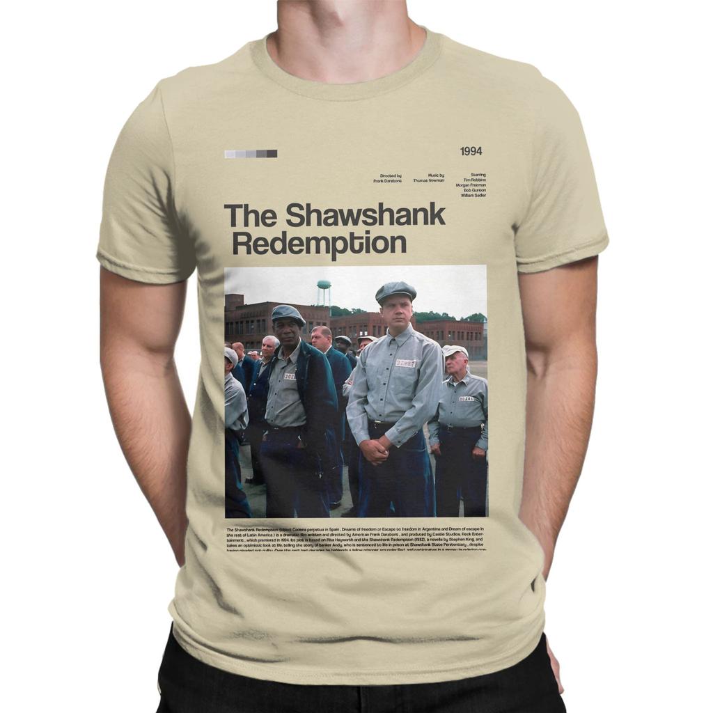 The Shawshank Redemption movie poster Graphic 100 Cotton TShirt The Shawshank Redemption Tops Tees For Unisex