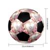 Heart Indoor Soccer Ball Colorful Machine Stitched PVC Size 5 Team Training Competition Ready Durable High-Bounce Cool Sports Gift