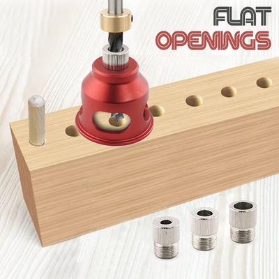 New Vertical Punching Locator Hole Table Hole Opening Burr Trimming Woodworking DIY Tools Round Dowel Splicing Drilling Tools