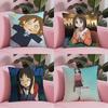 Anime AAzumanga Daioh Pillow Case Soft Plush Fabric DoubleSided Printed Cushion Cover Warm Winter Sofa Pillow Case