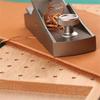 Adjustable Aluminum Alloy Hand Plane With Precision Knobs Sharp Steel Blade For Woodworking Diy Furniture Projects
