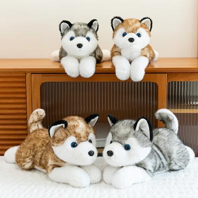 New Simulated Husky Doll Plush Toy Erha Pillow Doll Children's Doll Birthday Gift Girl