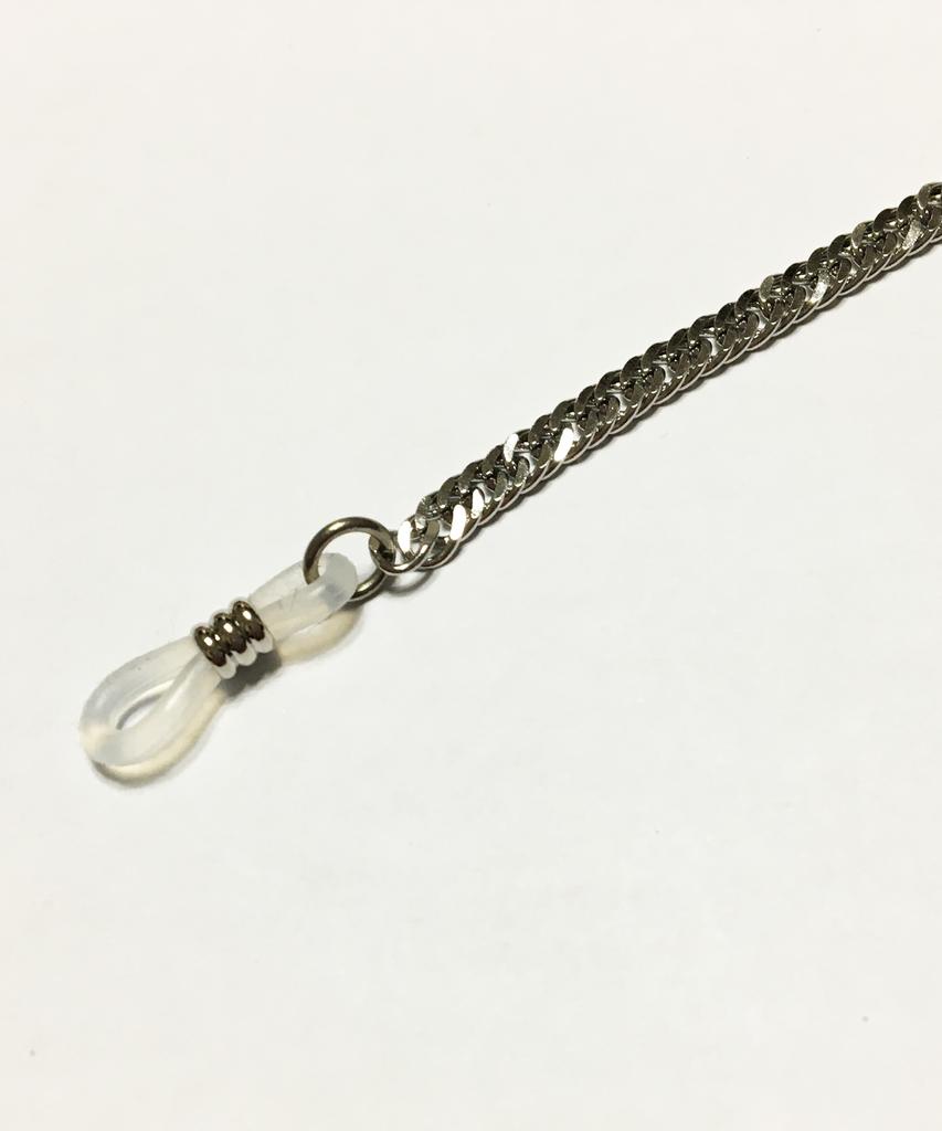 Segseuto [Surgical Steel][Eyeglass Chain] W-Type 005 Silver